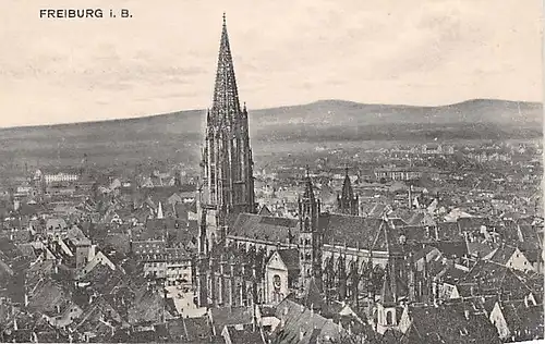 Freiburg im Breisgau Panorama gl1927 141.066