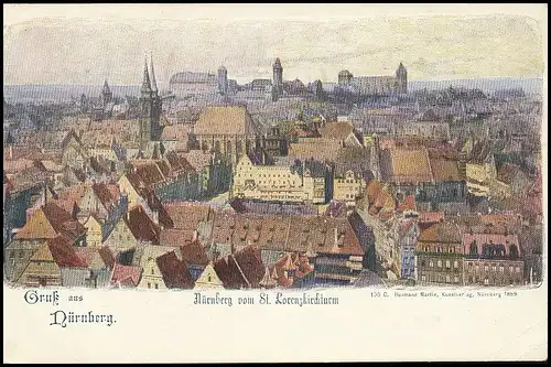 Nürnberg vom St. Lorenzkirchturm ngl 138.574