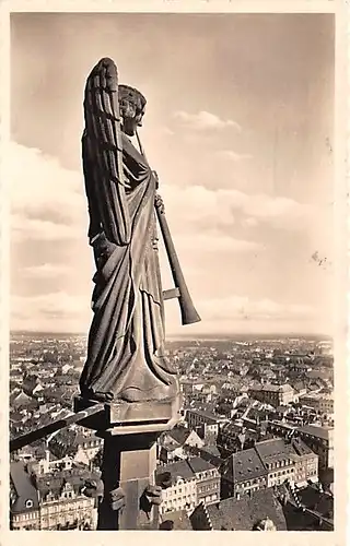 Freiburg im Breisgau Posaunenengel am Münsterturm gl1940 141.096