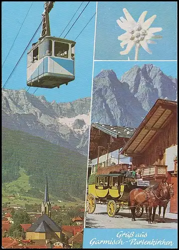 Garmisch-Partenkirchen Seilbahn Pferdekutsche ngl 137.259