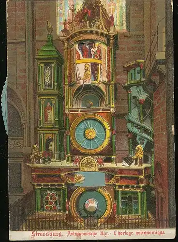 Mechanische Karte: Straßburg Astronomische Münsteruhr ngl 138.669