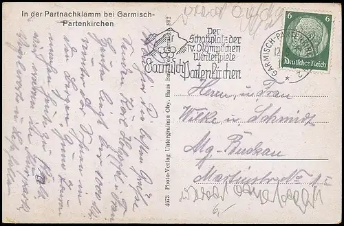 Partnachklamm bei Garmisch-Partenkirchen gl1937 137.265