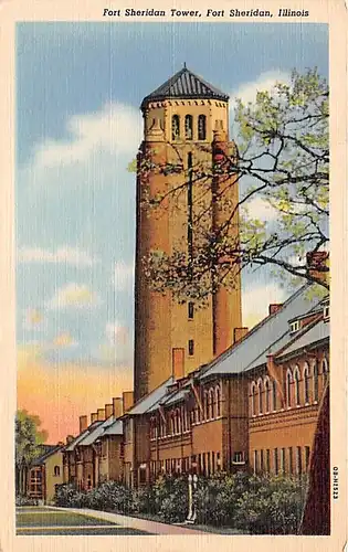 Illinois Fort Sheridan Tower gl1948 143.564