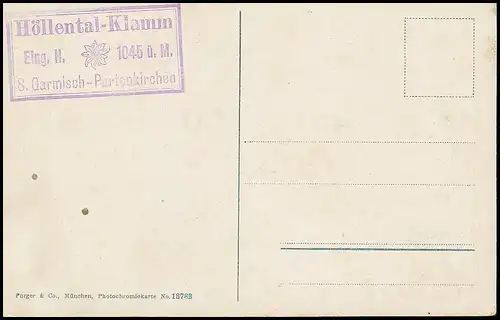 Eingangshütte Höllental-Klamm bei Garmisch-Partenkirchen ngl 137.824