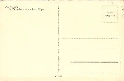 Am Kühberg bei Oberstdorf im Allgäu ngl 143.630