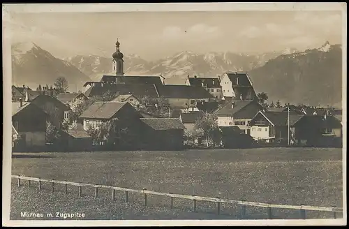 Murnau Panorama mit Zugspitze glca.1930 138.374