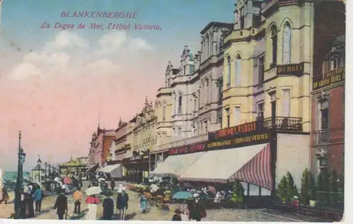 Blankenberge La Digue de Mer, l'Hôtel Victoria ngl 217.237