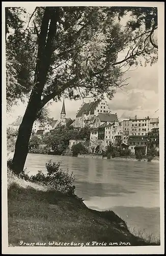 Wasserburg am Inn Blick zur Stadt ngl 138.259