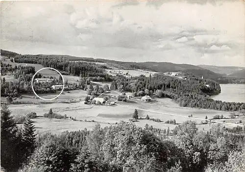 Titisee Feuerwehrheim St. Florian und Panorama gl1960 142.569