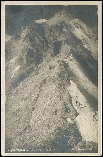 Zugspitzgrat mit meteorlogischen Station gl1925 138.279