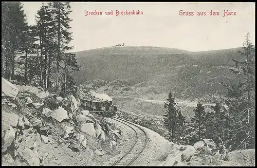 Brocken und Brockenbahn ngl 138.942