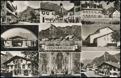 Oberammergau - Mehrbildkarte ngl 137.892