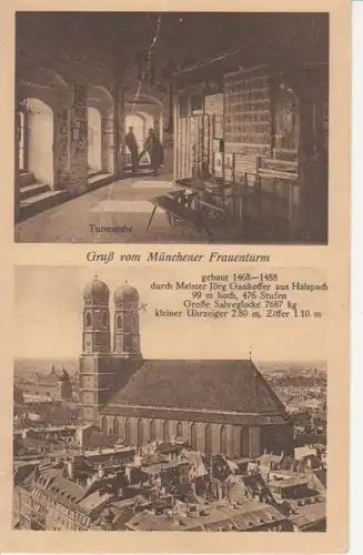 München - Frauenkirche und Turmstube ngl 216.405