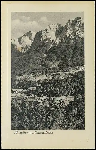 Grainau Alpspitze mit Waxensteine gl1946 138.289