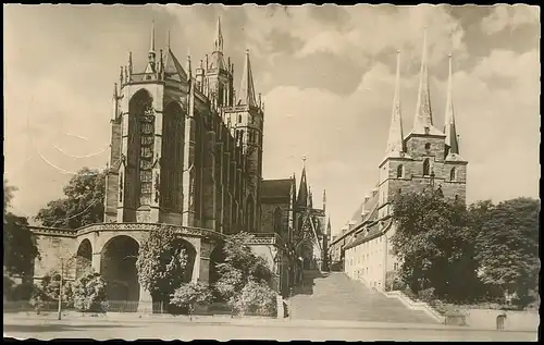 Erfurt Dom und Severikirche gl1964 138.982