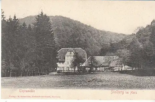 Stolberg/Harz Thyramühle gl1905 C8171