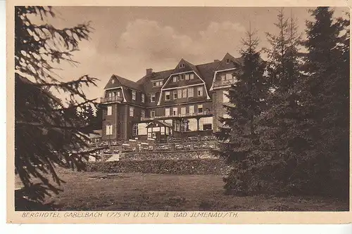 Berghotel Gabelbach, Thür. Wald bei Bad Ilmenau gl1932 C8637