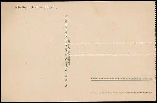 Kloster Ettal Orgel ngl 138.347