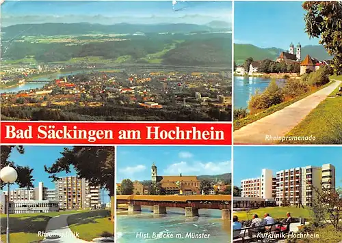 Säckingen am Rhein Teilansichten gl1984 142.697