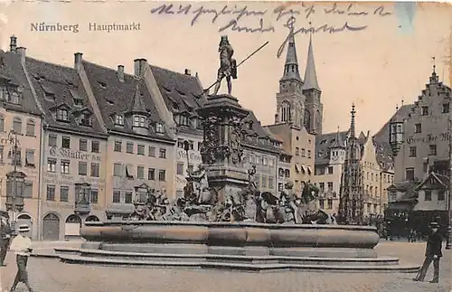 Nürnberg Hauptmarkt gl1914 143.820