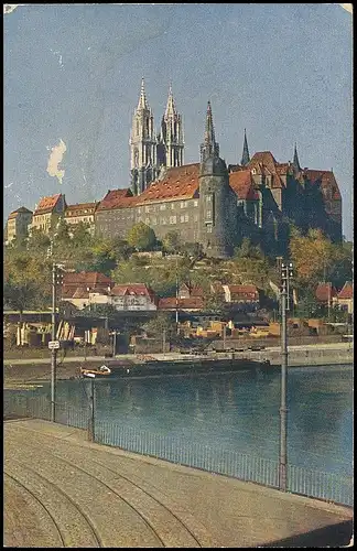 Meißen Albrechtsburg und Dom (Elbseite) ngl 139.117