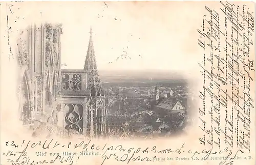 Ulm a.D. Münster und Panorama gl1897 142.734