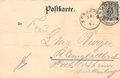 Gruß aus Ulm Der Spatz gl1901 142.744