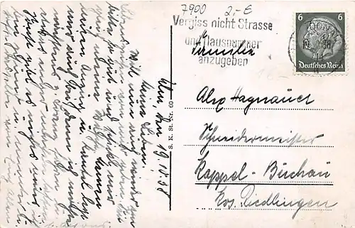 Ulm a.D. Münster gl1938 142.809