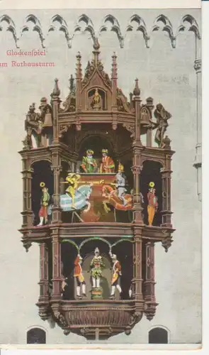 München - Glockenspiel im Rathausturm ngl 216.547