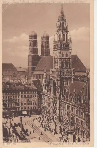 München - Rathaus mit Frauenkirche gl1928 216.552