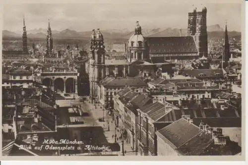 München - Blick auf Odeonsplatz und Altstadt gl1935 216.338