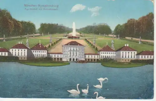 München - Schloss Nymphenburg feldpgl1918 216.609