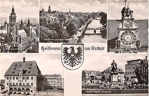 Heilbronn a.N. Teilansichten gl1957 141.833