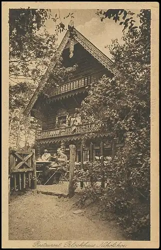 Berlin Restaurant Blockhaus Nikolskoe gl1925 138.681