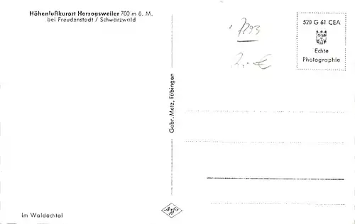 Herzogsweiler Partie ngl 141.927