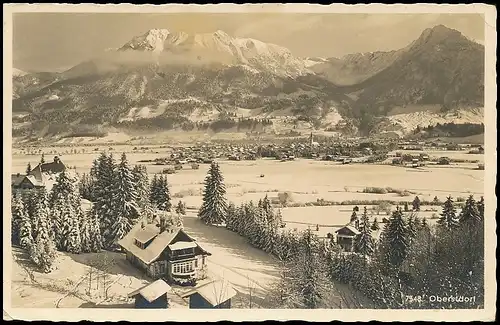 Oberstdorf Panorama im Winter gl1941 138.037