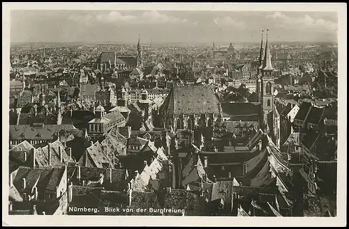 Nürnberg Blick von der Burgfreiung ngl 138.545