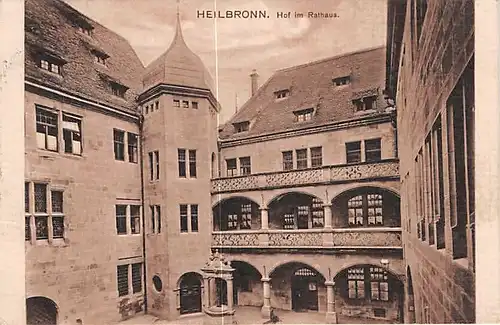 Heilbronn a.N. Hof im Rathaus gl1915 141.890