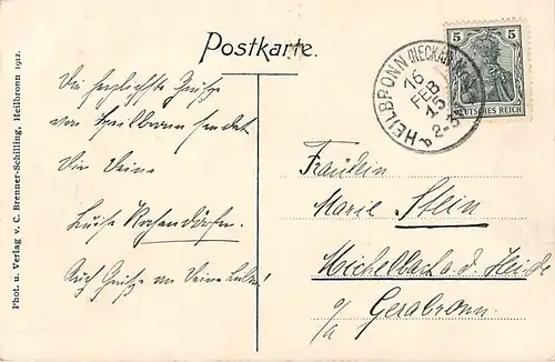 Heilbronn a.N. Hof im Rathaus gl1915 141.890