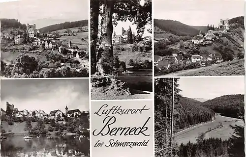 Berneck im Schwarzwald Teilansichten gl1950 142.006