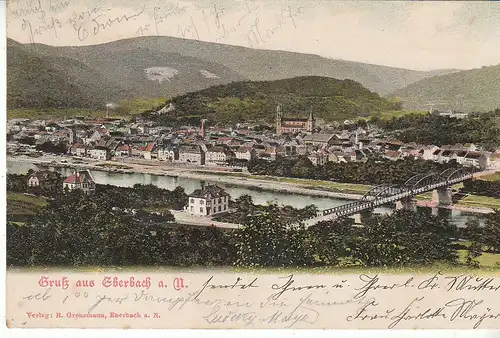 Gruss aus Eberbach am Neckar gl1904 D0259