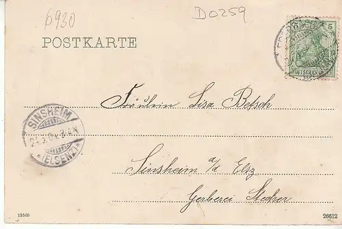 Gruss aus Eberbach am Neckar gl1904 D0259