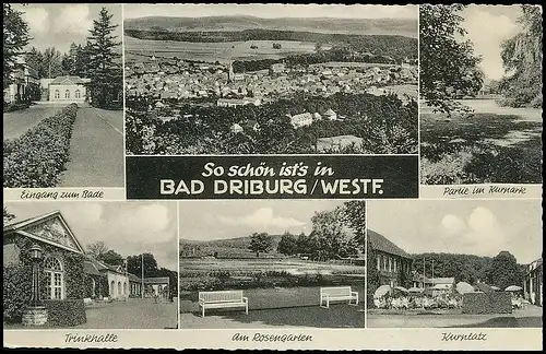 Bad Driburg Teilansichten gl1958 138.807