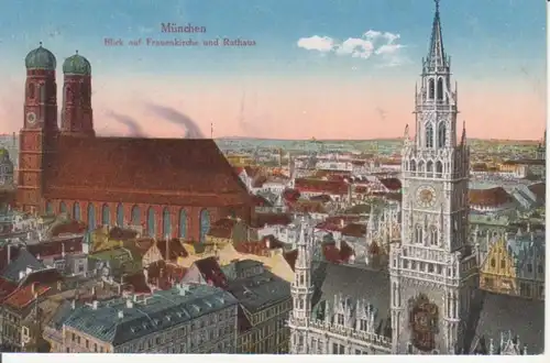 München - Frauenkirche und Rathaus gl19? 216.410