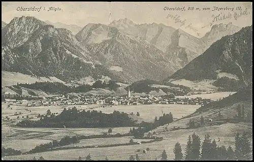 Oberstdorf im Allgäu Panorama gl1907 138.066