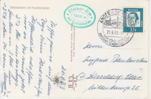 Steineralm mit Hochstaufen gl1963 217.292