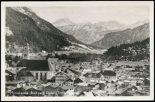 Mittenwald Panorama nach Süden ngl 138.846