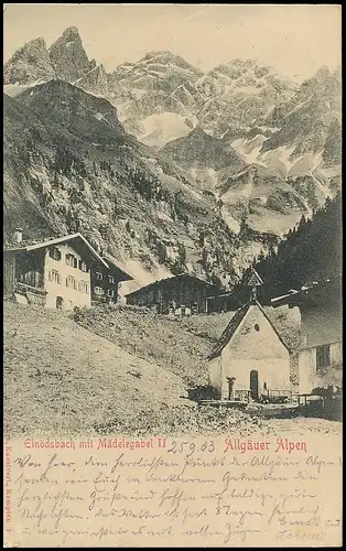 Oberstdorf-Einödsbach mit Mädelegabel gl1903 138.879