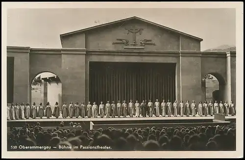 Oberammergau Bühne im Passionstheater gl1934 139.879