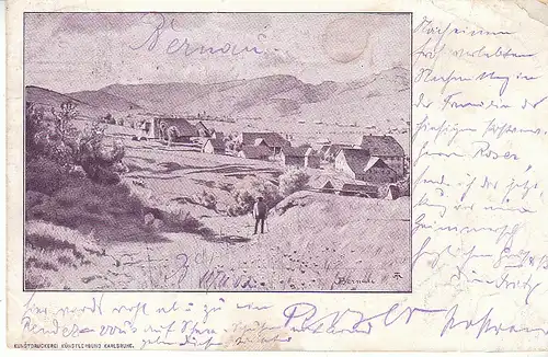 Bernau Schwarzwald Teilansicht gl1902 C9260